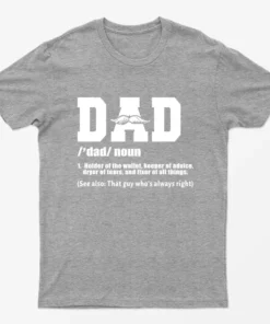 Sport Grey Dad Noun T-Shirt