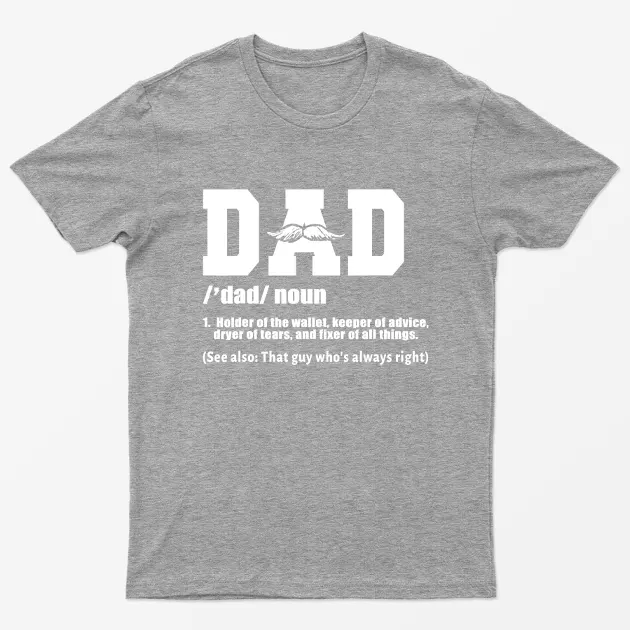 Sport Grey Dad Noun T-Shirt