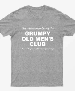 Sport Grey Grunpy Old Mens Club T-Shirt