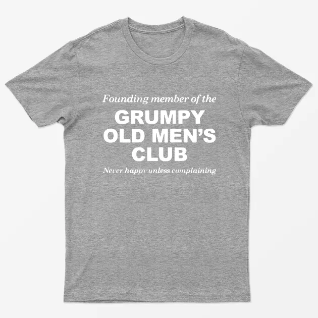 Sport Grey Grunpy Old Mens Club T-Shirt