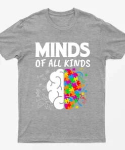 Sport Grey Mind Of All Kinds Autism Day T-Shirt
