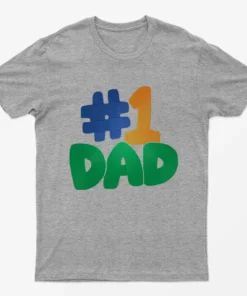 Sport Grey No 1 Dad T-Shirt