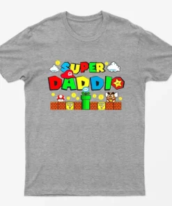 Sport Grey Super Daddio T-Shirt