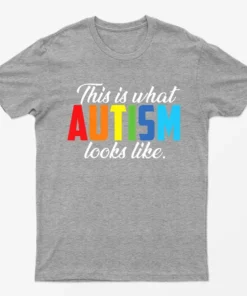 Sport Grey This is What Autism Looks Like T-Shirt