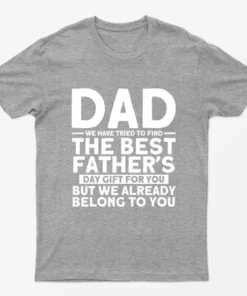 Sport Grey We Tried to Find Best Fathers Day Gift T-Shirt