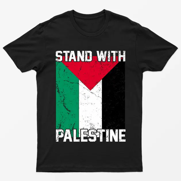 Black Stand with Gaza T-Shirt