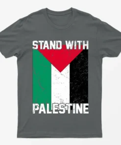 Charcoal Stand with Gaza T-Shirt