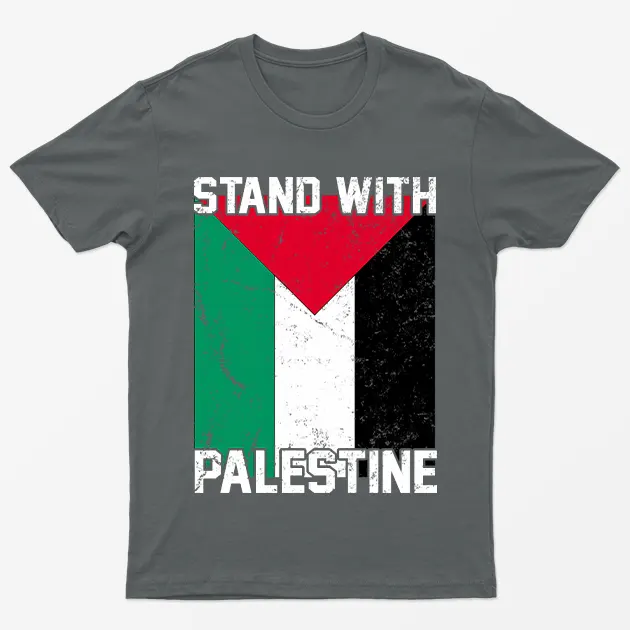 Charcoal Stand with Gaza T-Shirt