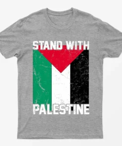 Sport Grey Stand with Gaza T-Shirt