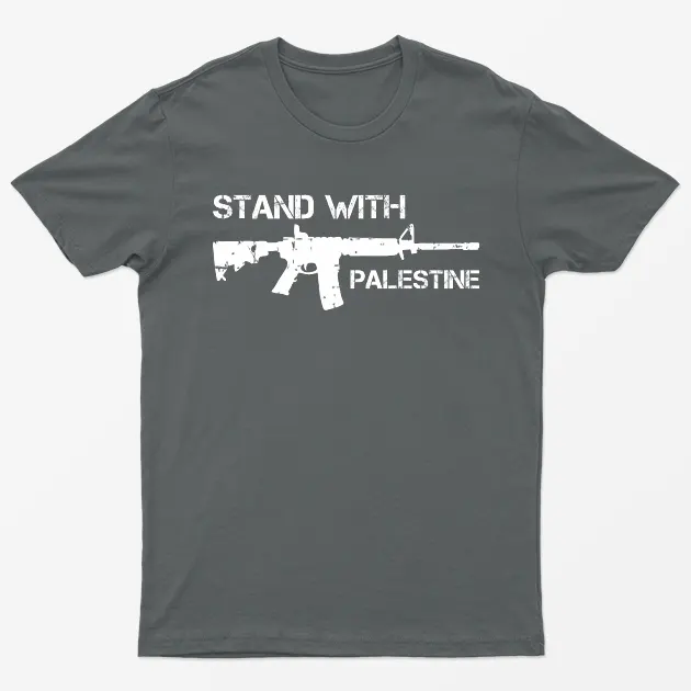 Charcoal Stand With Palestine T-Shirt