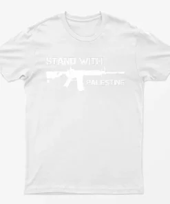 White Stand With Palestine T-Shirt
