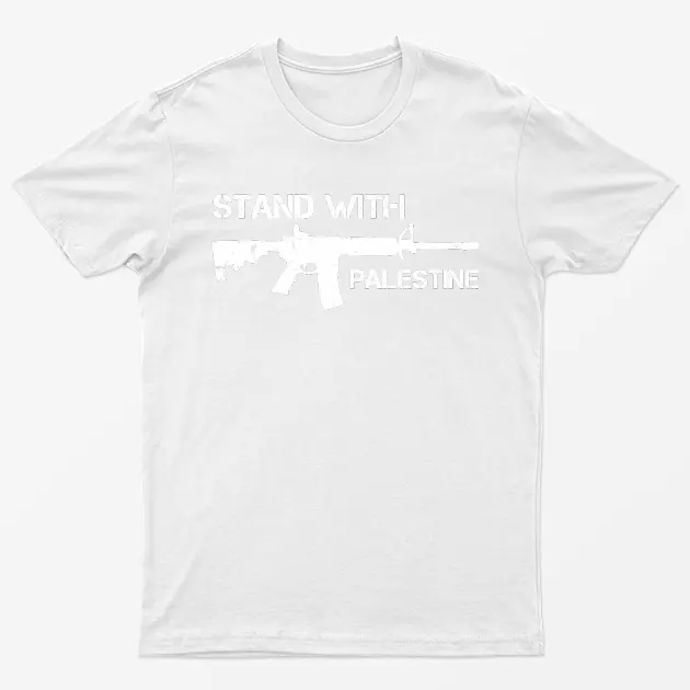 White Stand With Palestine T-Shirt