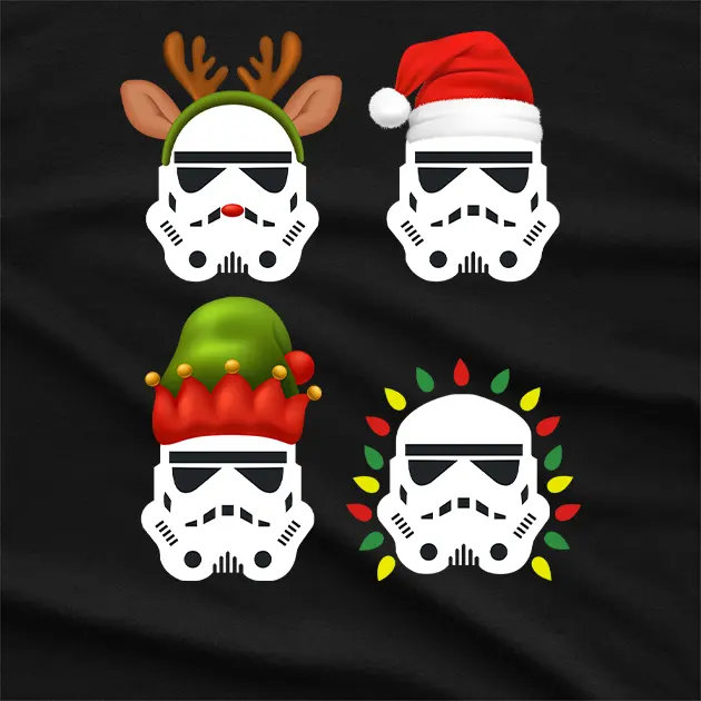 Star Wars Christmas Graphic T-Shirt