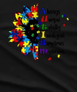 Sunflower Autism Awareness T-Shirt