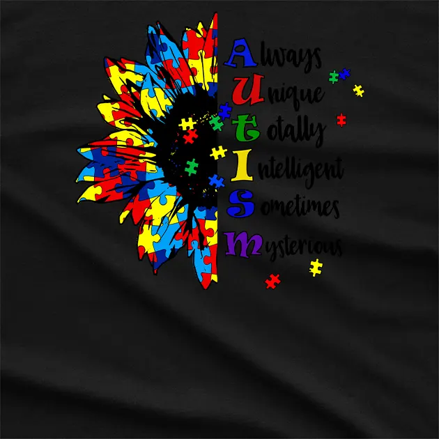 Sunflower Autism Awareness T-Shirt