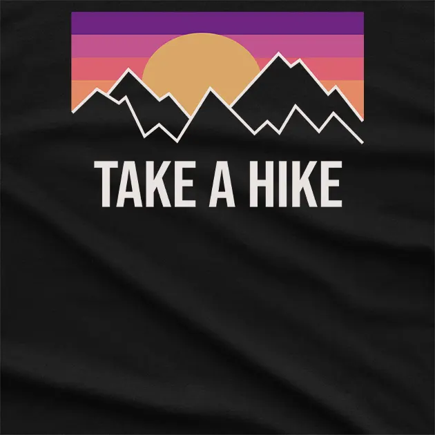 Take A Hike Camping Graphic T-Shirt