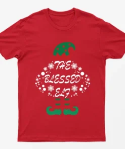 Red The Blessed Elf Christmas T-Shirt