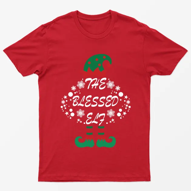 Red The Blessed Elf Christmas T-Shirt