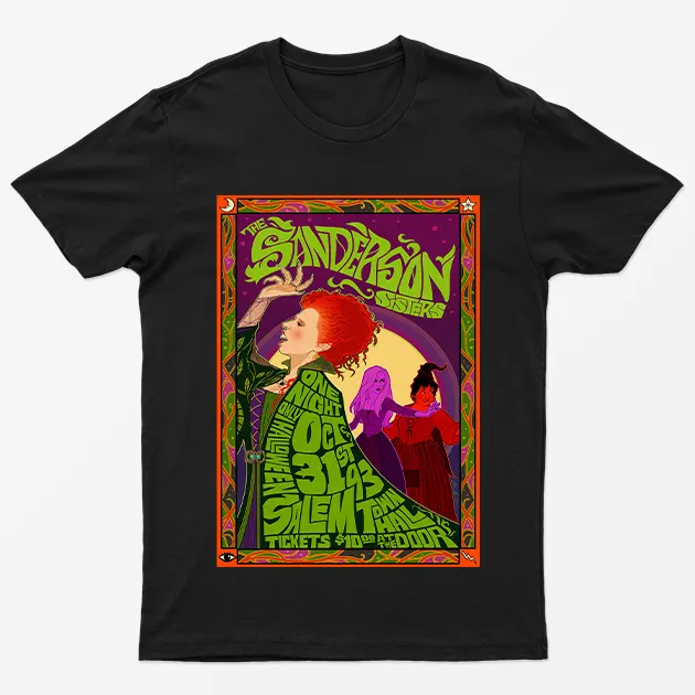 Black The Sanderson Sisters Halloween T-Shirt