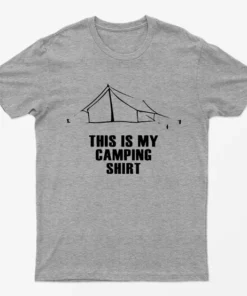 Sport Grey This Is My Camping Graphic T-Shirt