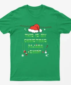 Irish Green This Is My Christmas Pajama Shirt T-Shirt