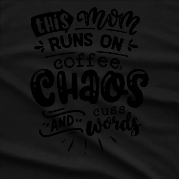 This Mom Runs On Coffee T-Shirt