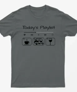 Today Playlists Camping Graphic T-Shirt