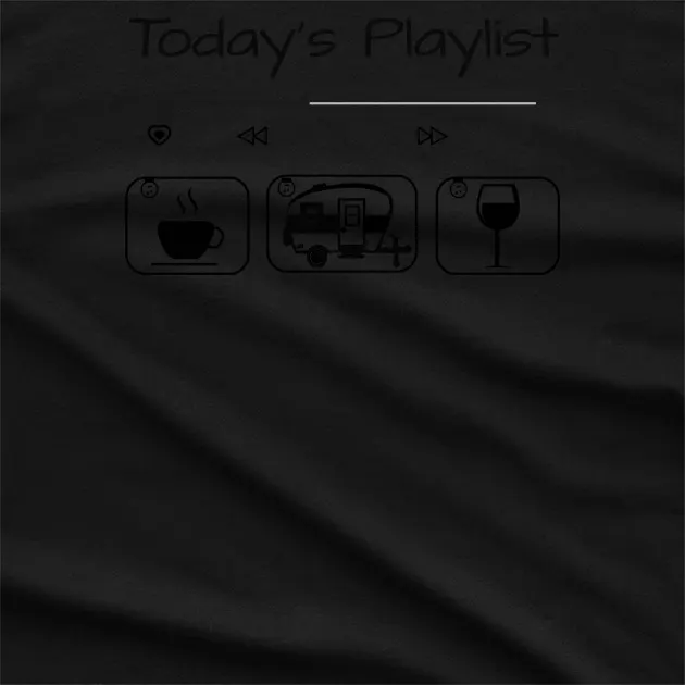 Today Playlists Camping Graphic T-Shirt