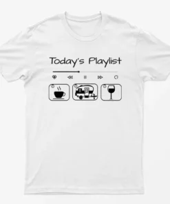 Today Playlists Camping Graphic T-Shirt