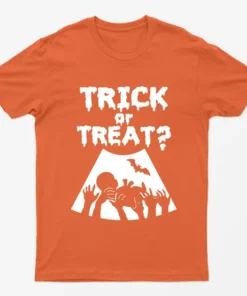 Orange Trick Or Treat Graphic T-Shirt