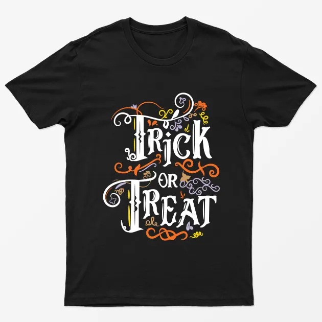 Black Trick Or Treat T-Shirt