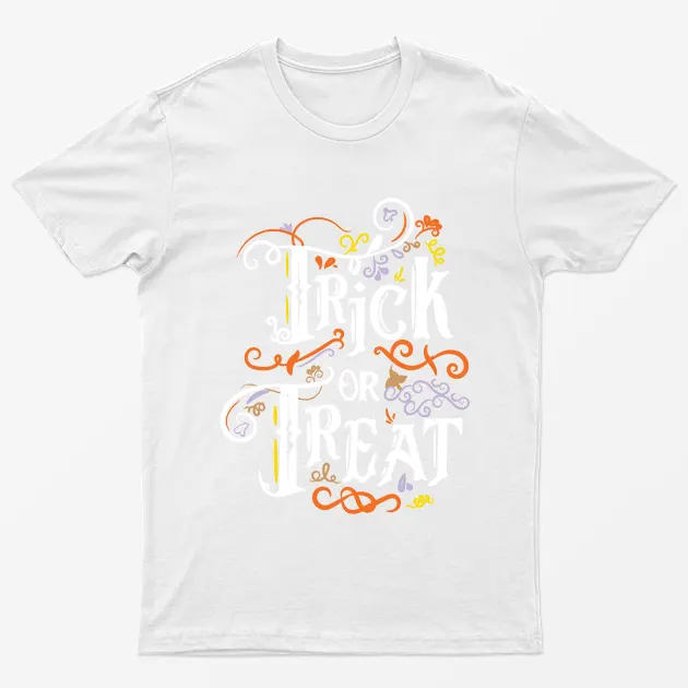 White Trick Or Treat T-Shirt
