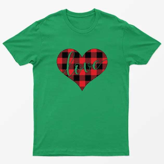 Irish Green True Love Heart Happy Valentine Day T-shirt