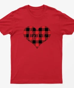 Red True Love Heart Happy Valentine Day T-shirt