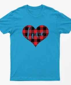 Sapphire True Love Heart Happy Valentine Day T-shirt
