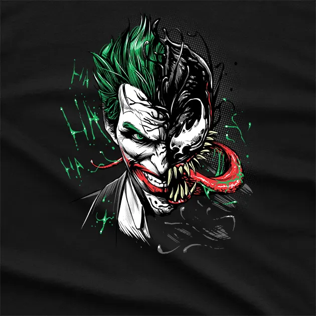 Venom Joker Halloween Horror T-Shirt