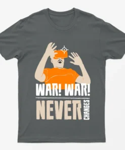 Charcoal War War Never Changes T-Shirt