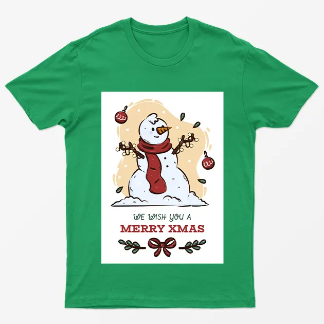 Irish Green We Wish You A Merry Xmas T-Shirt