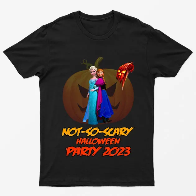 Black Whimsical Halloween Cartoon Fest T-Shirt