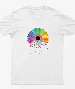 White Accept Understand Autism Day Awareness T-Shirt