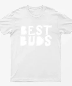 White Best Buds T-Shirt