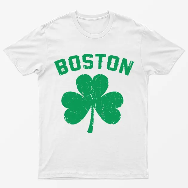 White Boston St Patrick's Day Parade T-Shirt