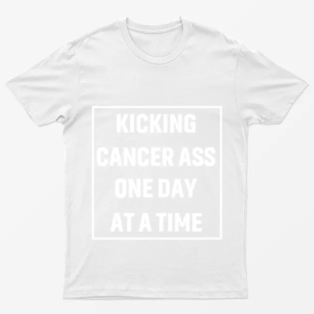 White Breast Cancer Fighter Quote T-Shirt