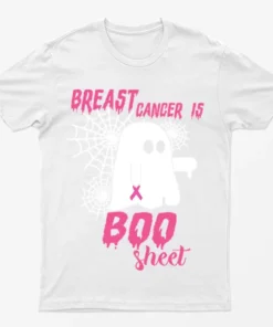 White Breast Cancer is Boo Sheet T-Shirt