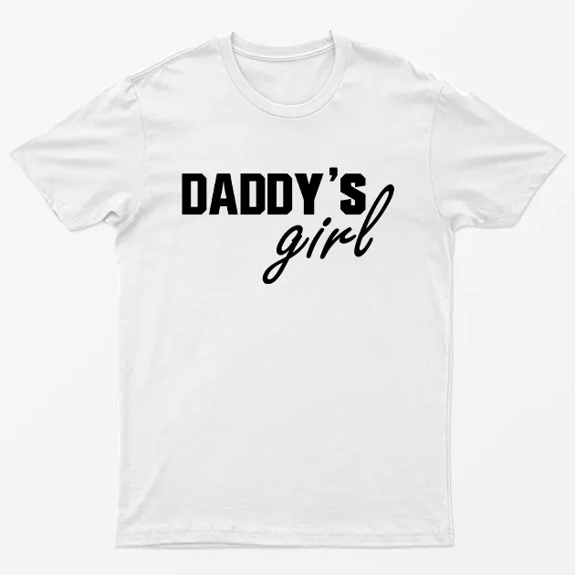White Daddys Girl T-Shirt