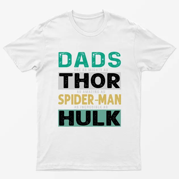 White Dads are as Mighty as Thor T-Shirt