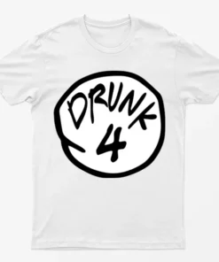 White Drunk 4 St Patrick's Day Graphic T-Shirt