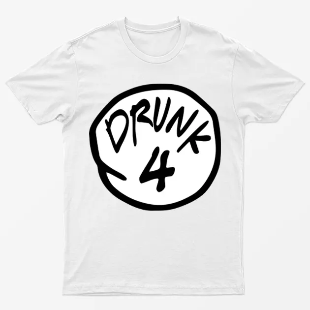 White Drunk 4 St Patrick's Day Graphic T-Shirt