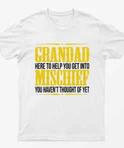 White Grandad here to Help you T-Shirt