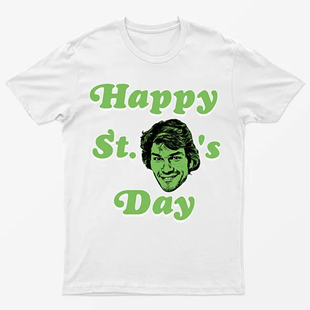 White Happy St Patrick's Day T-Shirt